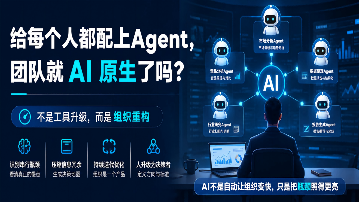 给每个人都配上 Agent，团队就 AI 原生了吗？
